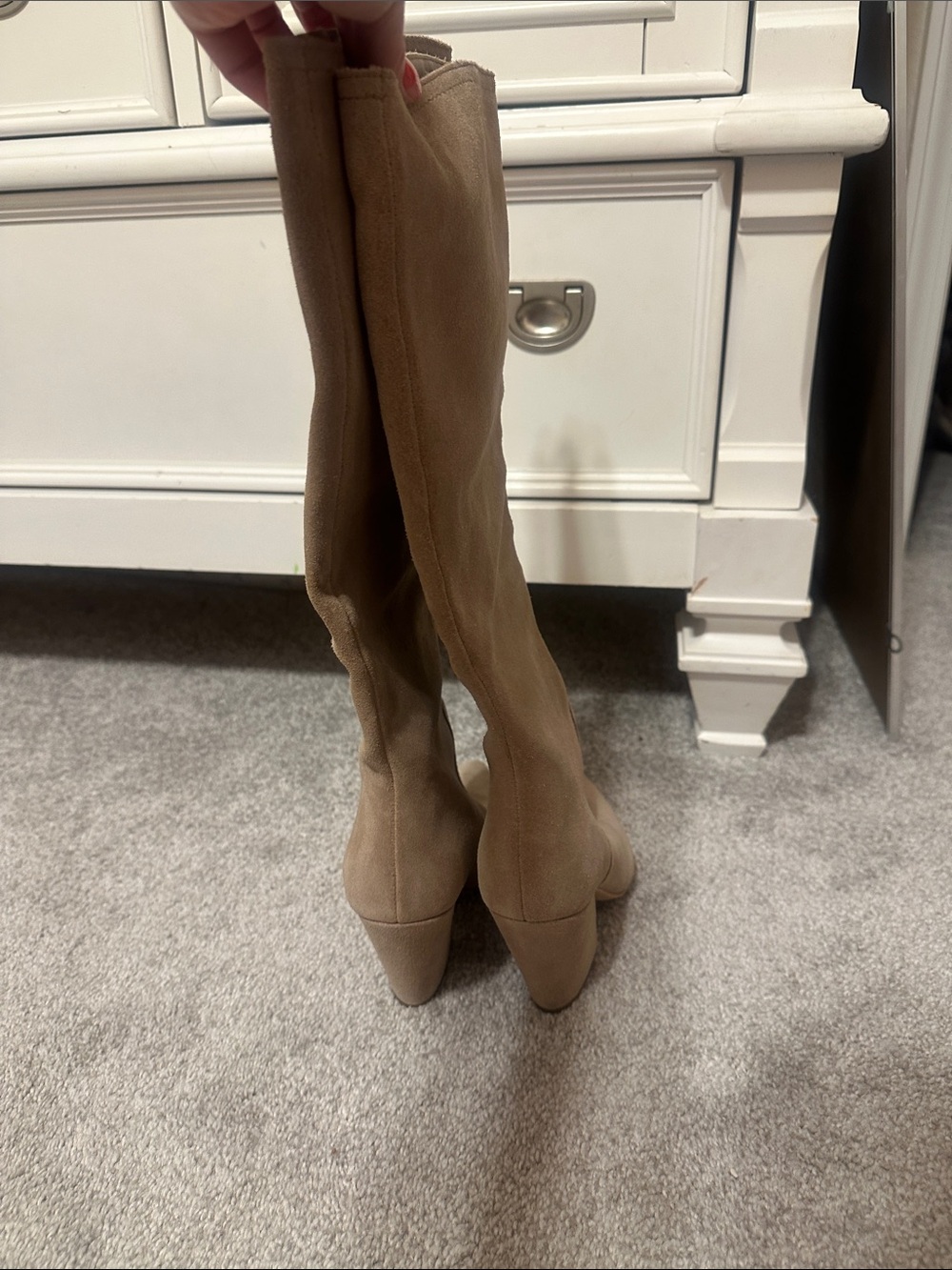 Dolce Vita Suede Block Heel Boots - Picture 5 of 6